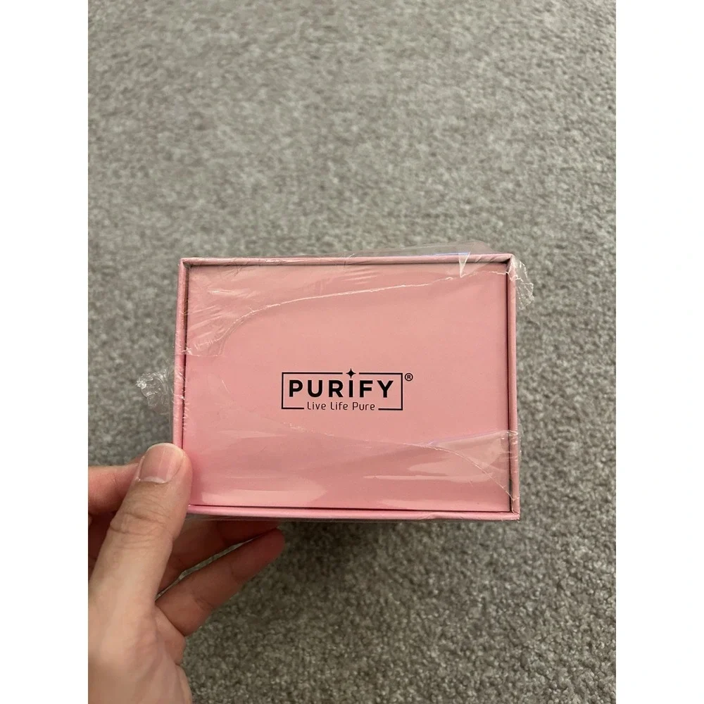 Purify Electric Massage Cupping Therapy Device Unisex Pink NEW Red Light Therapy